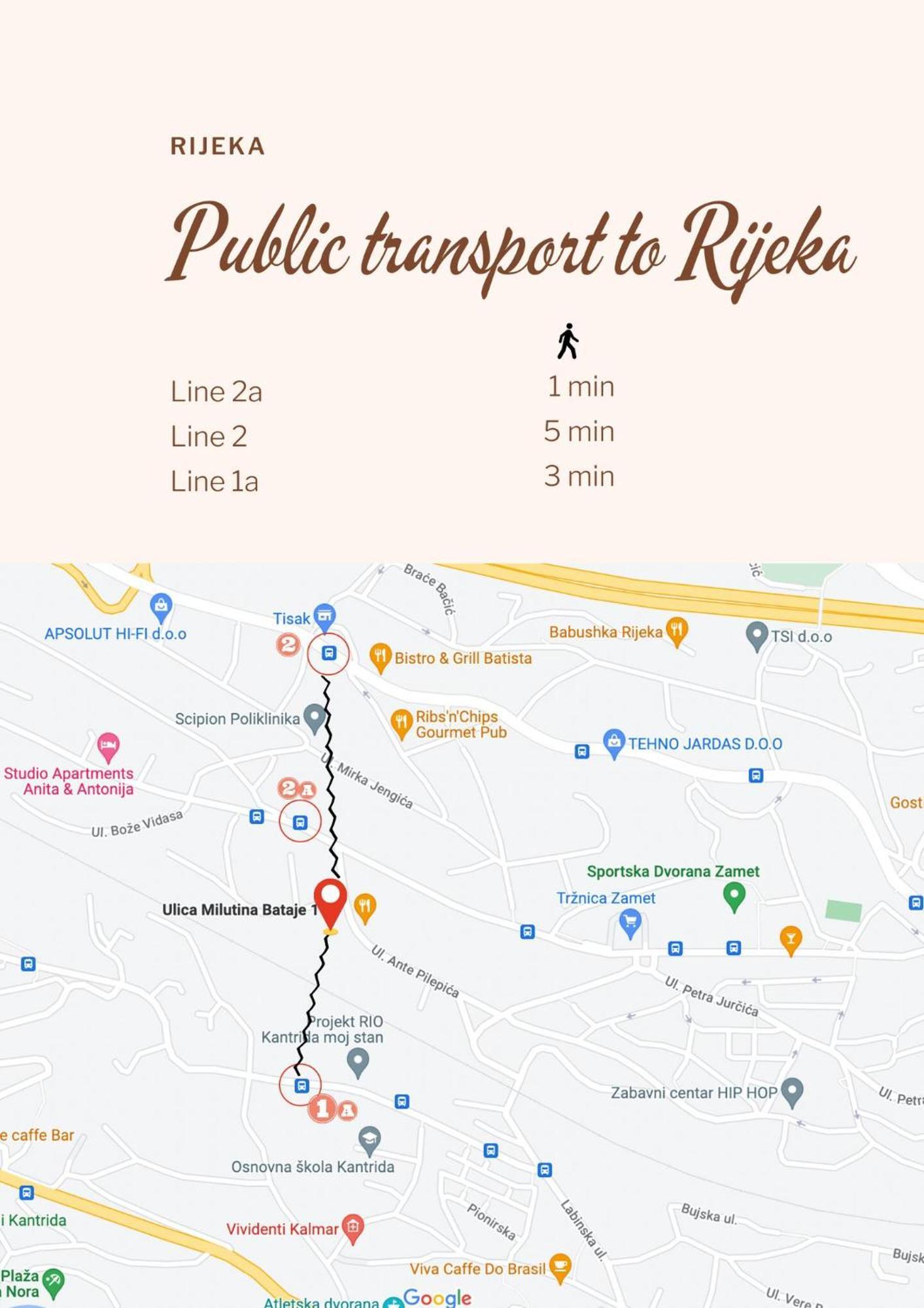 Cute Apartment In Rijeka Near Beach With Parking Ngoại thất bức ảnh
